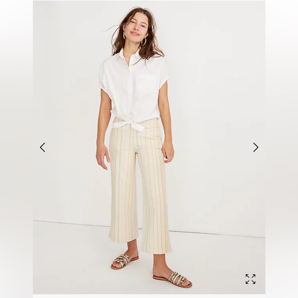 Madewell Emmett Crop Pant 27 NWT